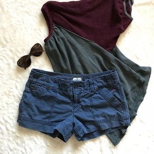 AEO navy blue shorts
